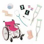 Og Dolls BD37432Z. Doll Medical Set Wheelchair