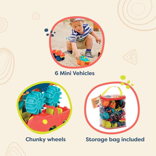 B Toys Happy Cruiseres Mini Monster Truck - 5