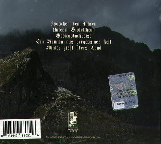 Unterm Gipfelthron - CD Audio di Rauhnacht - 2