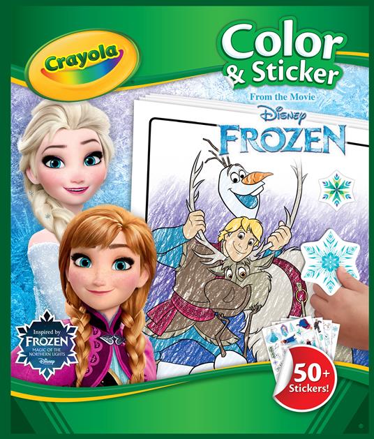 Color&Sticker Book Libro/album da colorare. Crayola (Frozen) - 2