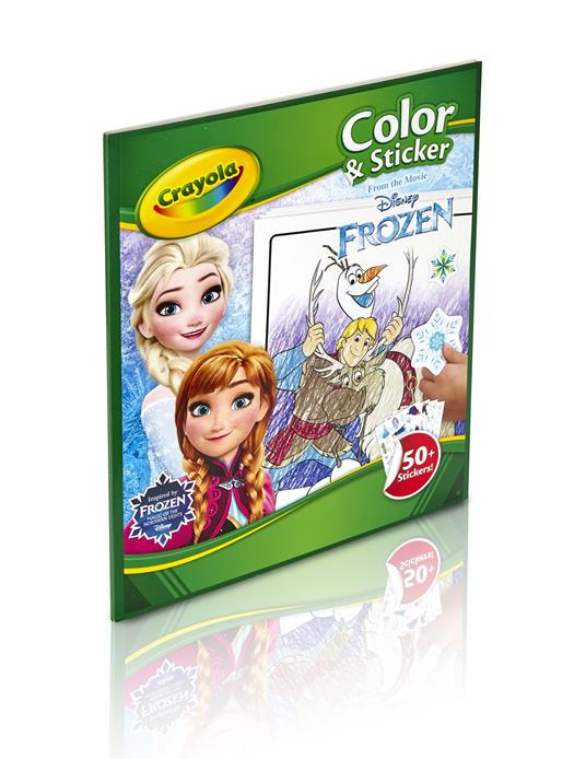 Color&Sticker Book Libro/album da colorare. Crayola (Frozen) - 3