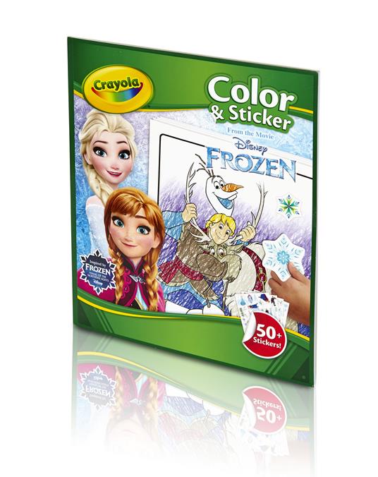 Color&Sticker Book Libro/album da colorare. Crayola (Frozen) - 4