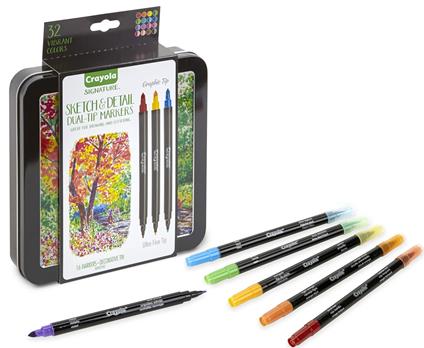 Set 12 Pennarelli Doppia Punta Signature