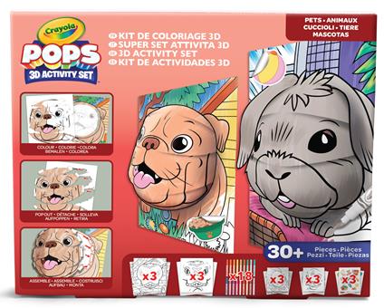 Super Set Pops Pets da Colorare e Costruire