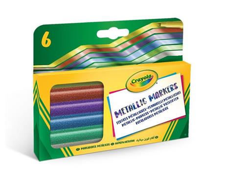6 Pennarelli Metallizzati
