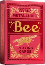 Mazzo carte Bicycle - Bee Metalluxe Red