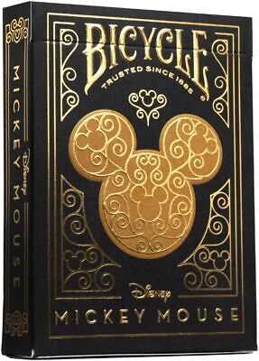 Giocattolo Mazzo carte Bicycle Black and Gold Mickey Bicycle