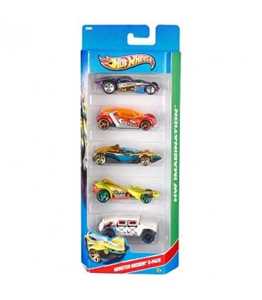 Giocattolo HOT WHEELS - 5 Veicoli, Confezione Assortimento di Veicoli in scala 1:64 Hot Wheels