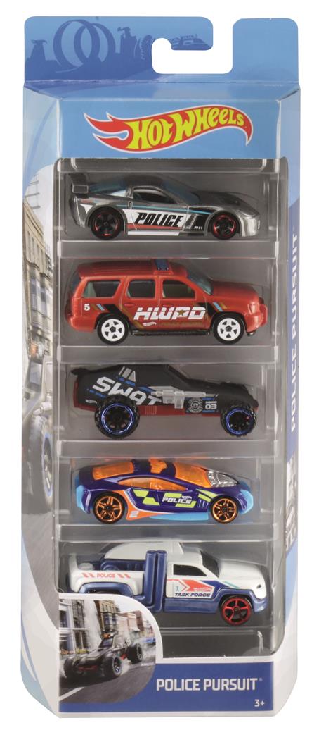 HOT WHEELS - 5 Veicoli, Confezione Assortimento di Veicoli in scala 1:64 - 3