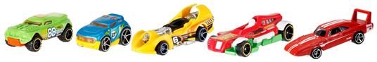 HOT WHEELS - 5 Veicoli, Confezione Assortimento di Veicoli in scala 1:64 - 5
