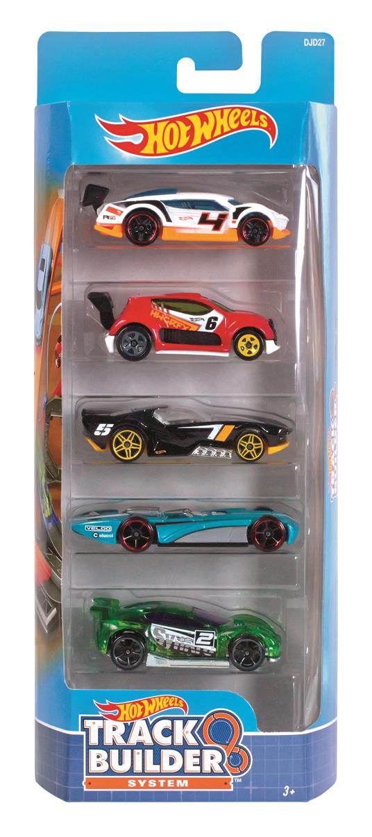 HOT WHEELS - 5 Veicoli, Confezione Assortimento di Veicoli in scala 1:64 - 11