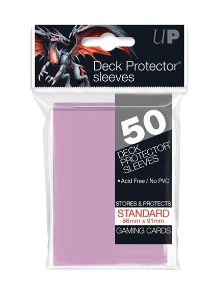 Deck Protectors Standard Size. Bright Pink. 50 pz (E-15257)