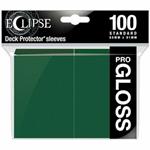 Standard Sleeves. Gloss Eclipse. Forest Green (100 Sleeves) (E-15605)
