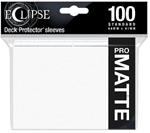 Standard Sleeves PRO-Matte Eclipse Arctic White (100 Sleeves) (E-15612)