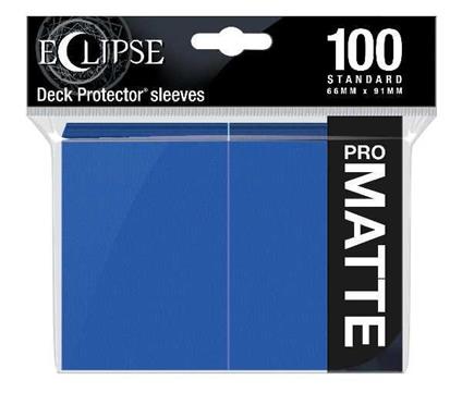 Standard Sleeves PRO-Matte Eclipse Pacific Blue (100 Sleeves) (E-15614)