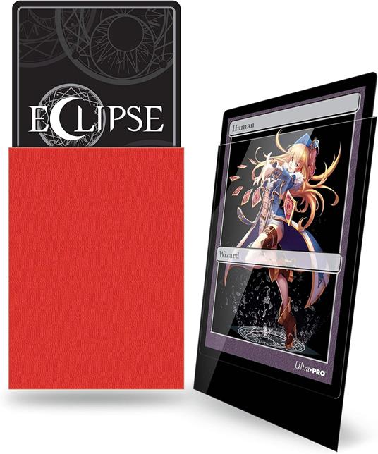 Small Sleeves - PRO-Gloss Eclipse - Apple Red (60 Sleeves) (E-15628) - 2