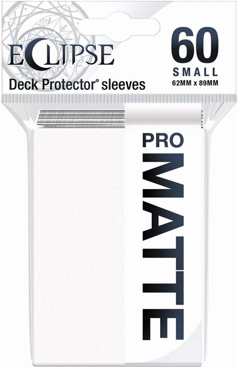 Small Sleeves - PRO-Matte Eclipse - Arctic White (60 Sleeves) (E-15636) - 5