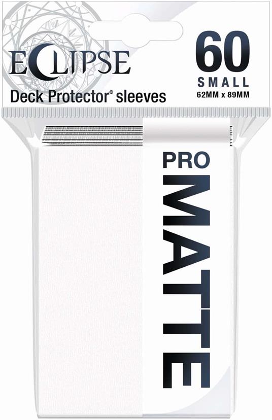 Small Sleeves - PRO-Matte Eclipse - Arctic White (60 Sleeves) (E-15636) - 5