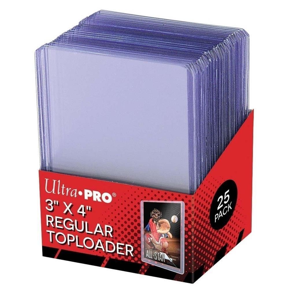 UP. Toploader. 3" x 4" Clear Regular (25 Pezzi)