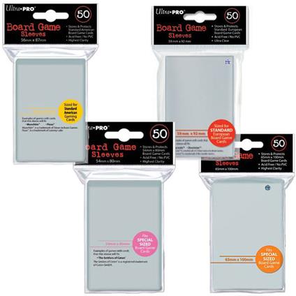 Ultra Pro Proteggi Carte Pacchetto 50 Bustine 65X100Mm