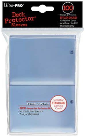 Ultra Pro Proteggi Carte Standard Pacchetto Da 100 Bustine 66Mm X 91Mm Clear 30/60