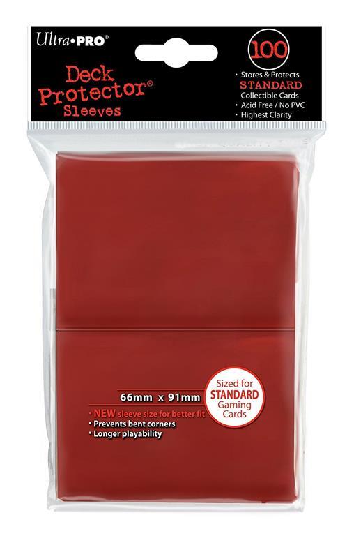 Ultra Pro Porta Card 100 Pezzi Rosso Standard - 3