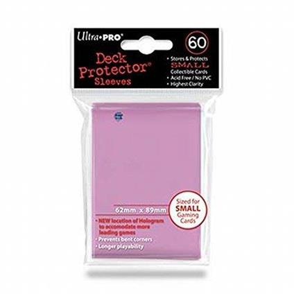 ULTRA PRO DECK SLEEVES 60 Pezzi Rosa Nuovo Top 