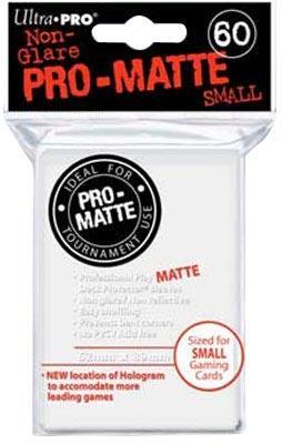 Ultra Pro Proteggi Carte Mini Pacchetto Da 60 Bustine 62Mm X 89Mm Pro-Matte Non-Glare White 10/100