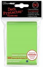 50 Deck Protector Sleeves Ultra Pro Magic STANDARD LIME GREEN Verde Limone Bustine Protettive Buste