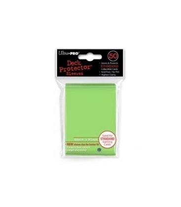 50 Deck Protector Sleeves Ultra Pro Magic STANDARD LIME GREEN Verde Limone Bustine Protettive Buste
