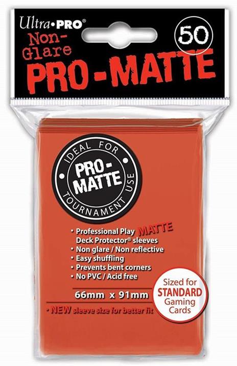 Ultra Pro Matte Standard PESCA. 50 bustine protettive - 2