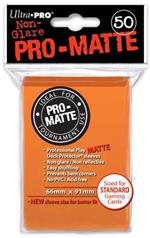 Ultra Pro Proteggi Carte Standard Pacchetto da 50 Bustine Pro-Matte Non-Glare Orange