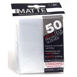 50 Deck Protector Sleeves Ultra Pro Magic PRO MATTE CLEAR Trasparenti Rigide Bustine Protettive