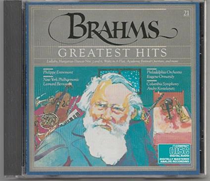 Brahms Greatest Hits - CD Audio di Johannes Brahms
