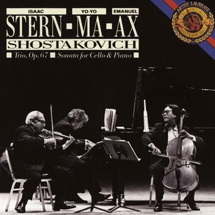 Piano Trio No. 2 in E Minor, Op. 67 & Cello Sonata in D Minor, Op. 40 - CD Audio di Dmitri Shostakovich,Yo-Yo Ma,Isaac Stern,Emanuel Ax