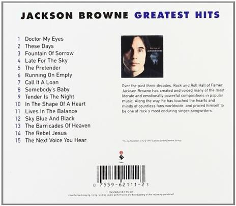 Next Voice You Hear - CD Audio di Jackson Browne - 2