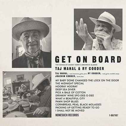 Get on Board - Vinile LP di Ry Cooder,Taj Mahal