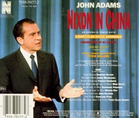 Nixon in China - CD Audio di John Adams,Orchestra of St.Luke's,Edo de Waart - 2