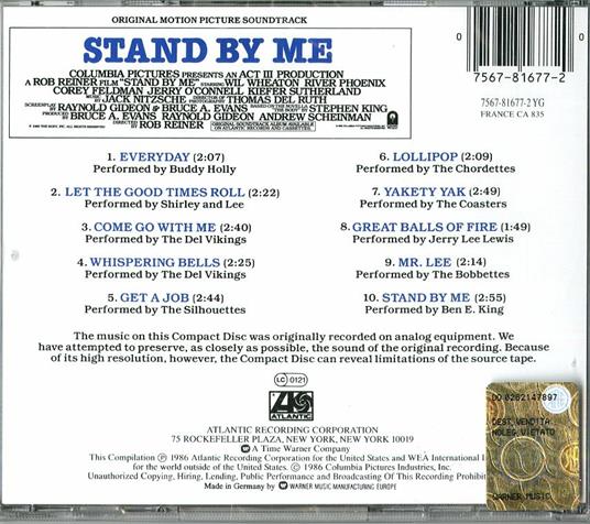 Stand By Me (Colonna sonora) - CD Audio - 2