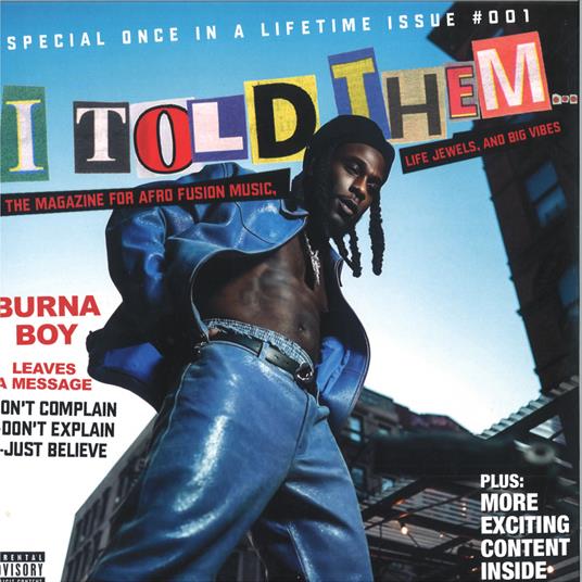I Told Them... - Vinile LP di Burna Boy