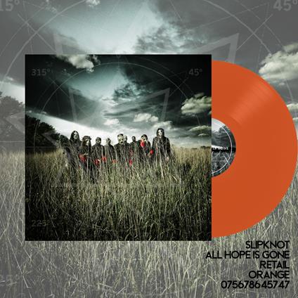 All Hope Is Gone (Limited Edition - Orange Coloured Vinyl) - Vinile LP di Slipknot