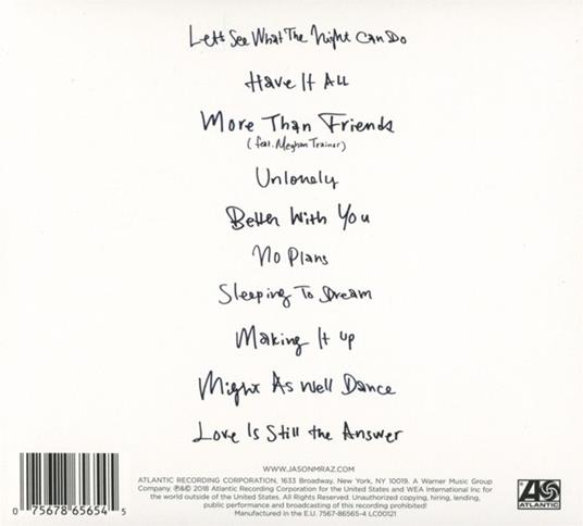Know - CD Audio di Jason Mraz - 2