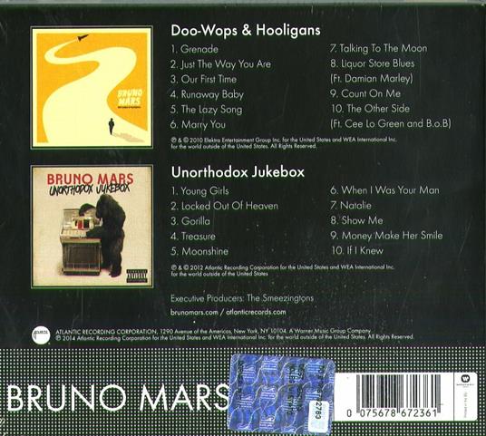Doo-Wops & Hooligans - Unorthodox Jukebox - CD Audio di Bruno Mars - 2