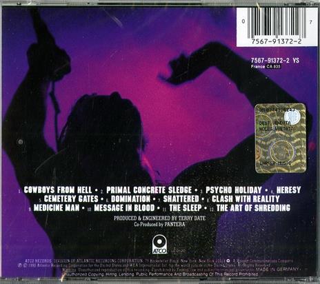 Cowboys from Hell - CD Audio di Pantera - 2
