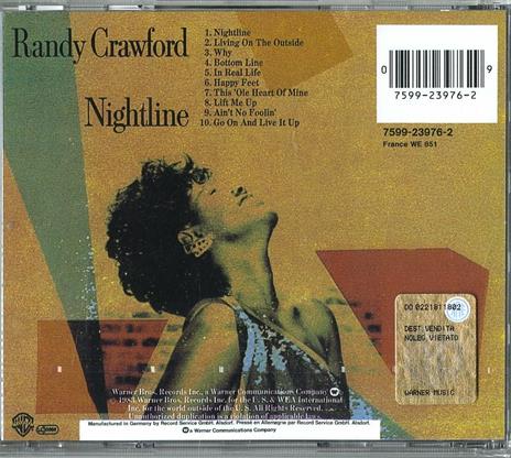 Nightline - CD Audio di Randy Crawford - 2