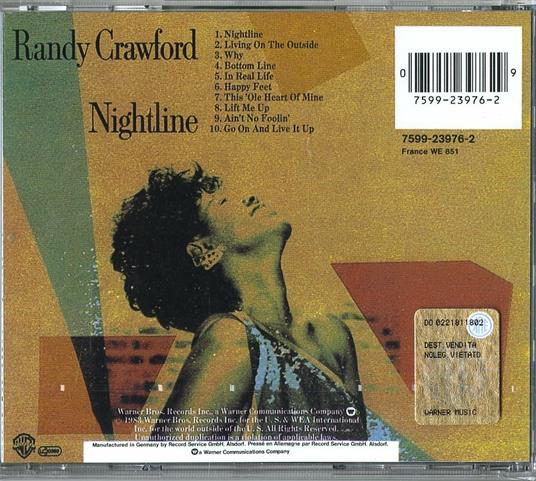 Nightline - CD Audio di Randy Crawford - 2