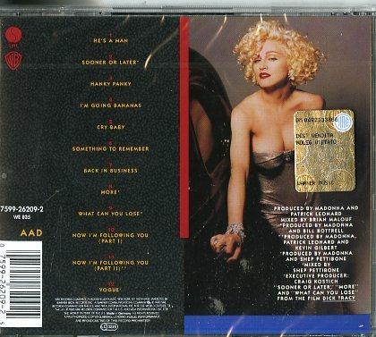 I'm Breathless - CD Audio di Madonna - 2