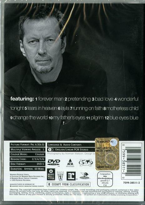 Eric Clapton. The Best of Eric Clapton. Chronicles 1985/1999 (DVD) - DVD di Eric Clapton - 2