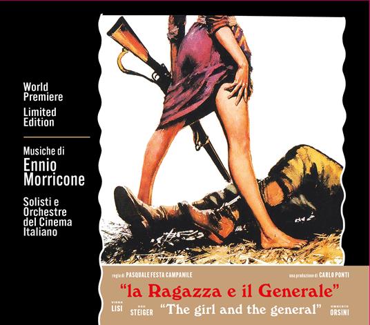 La ragazza e il generale (Colonna sonora) - CD Audio di Ennio Morricone