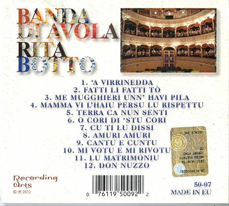 Terra Ca Nun Senti - CD Audio di Rita Botto - 2